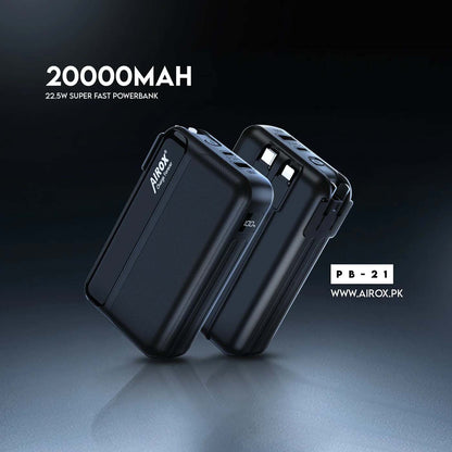 20,0000mAH Power Bank P42 | QC 22.5W & PD 20W | 1 Year Warranty