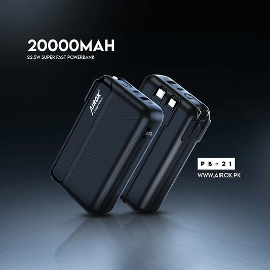 20,0000mAH Power Bank P42 | QC 22.5W & PD 20W | 1 Year Warranty