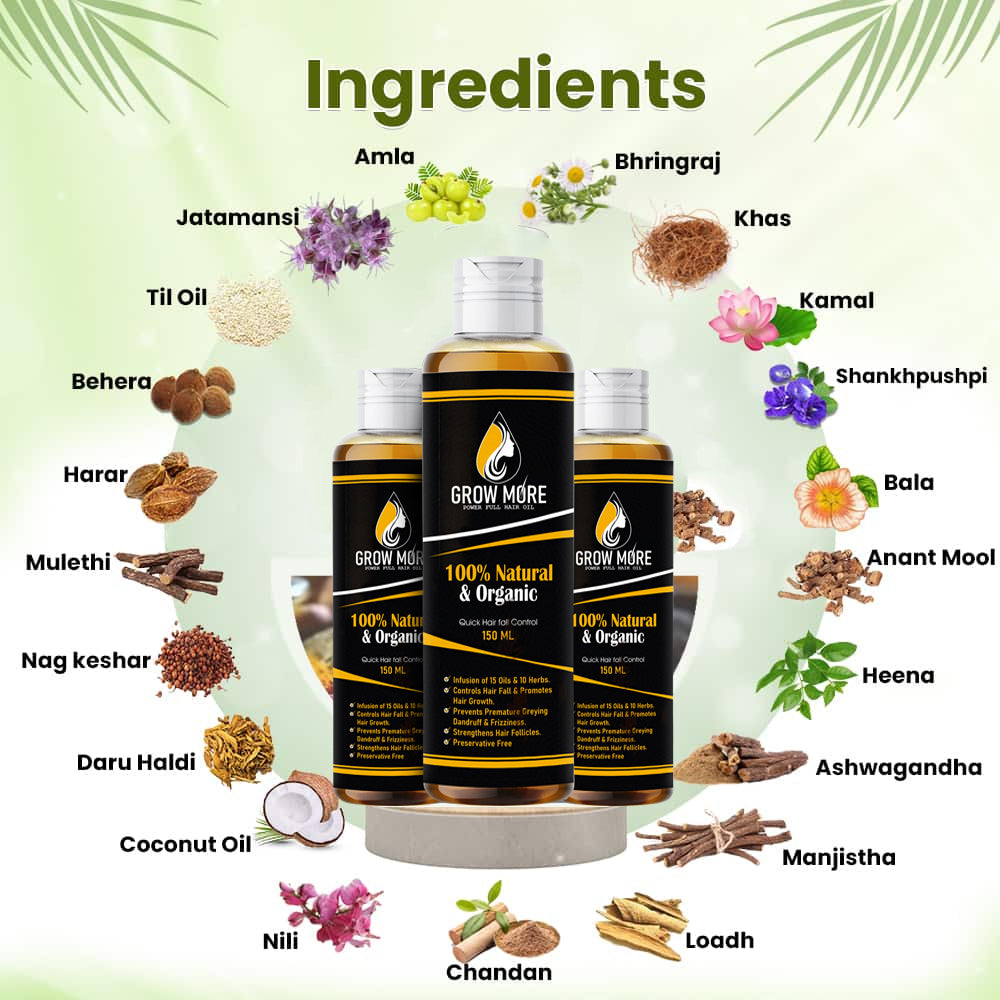 Glow More Hair Oil - Quick Hair Fall Control - 150ML