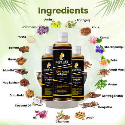 Glow More Hair Oil - Quick Hair Fall Control - 150ML